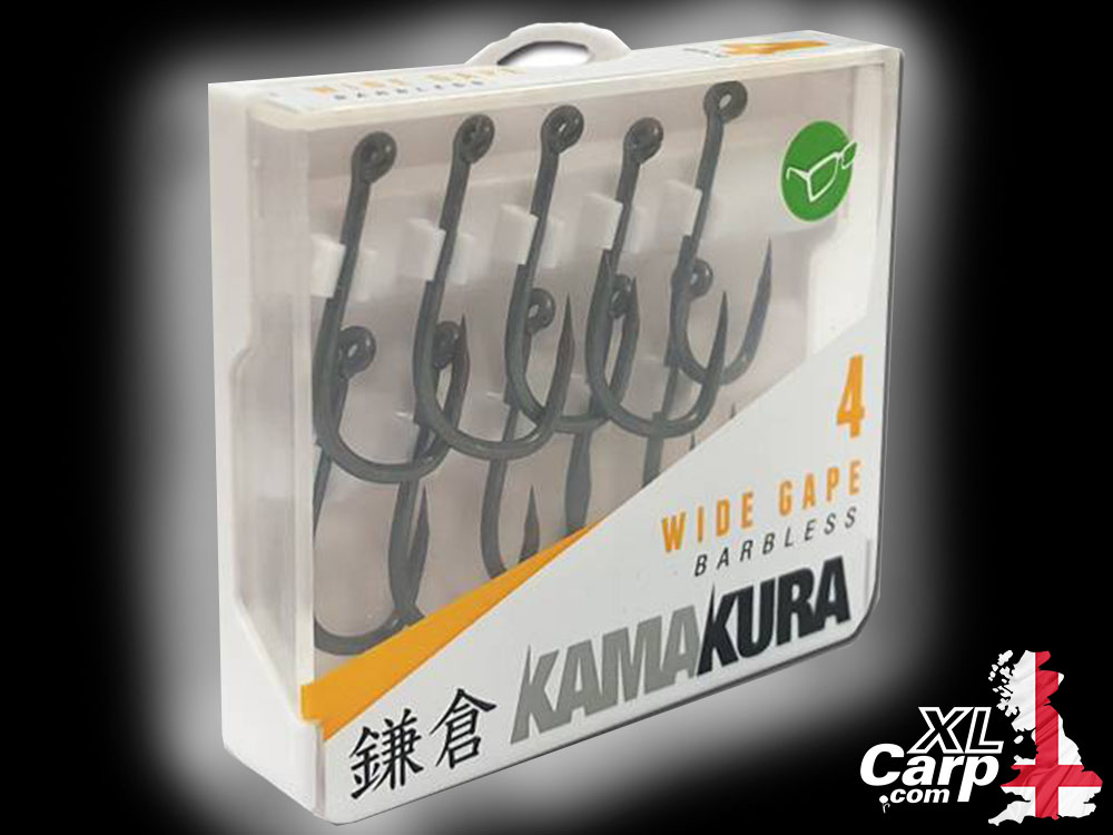 Korda KAMAKURA HOOKS WIDE GAPE BARBLESS XL CARP ESSEX